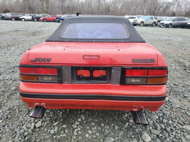 JM1FC3514J0105954 - 1988 MAZDA RX7 RED photo 6