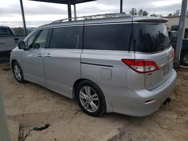 JN8AE2KP1F9132639 - 2015 NISSAN QUEST S SILVER photo 2