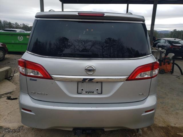 JN8AE2KP1F9132639 - 2015 NISSAN QUEST S SILVER photo 6