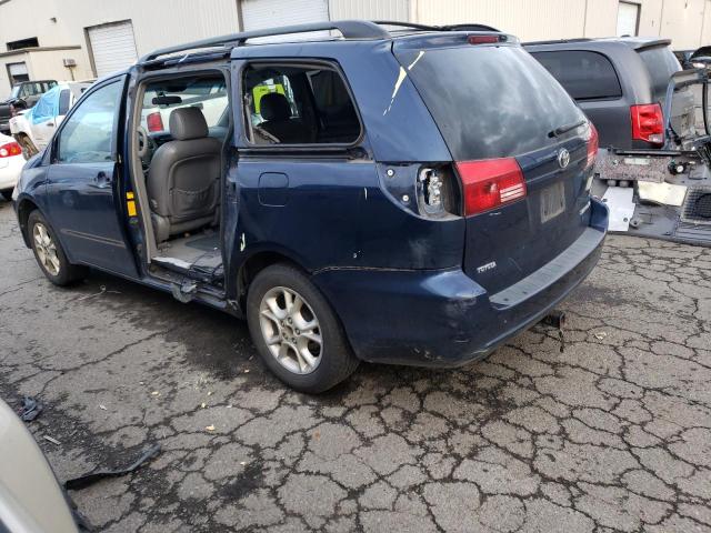 5TDZA22C54S141849 - 2004 TOYOTA SIENNA XLE BLUE photo 2