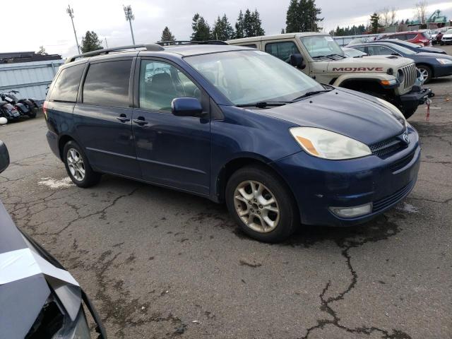 5TDZA22C54S141849 - 2004 TOYOTA SIENNA XLE BLUE photo 4