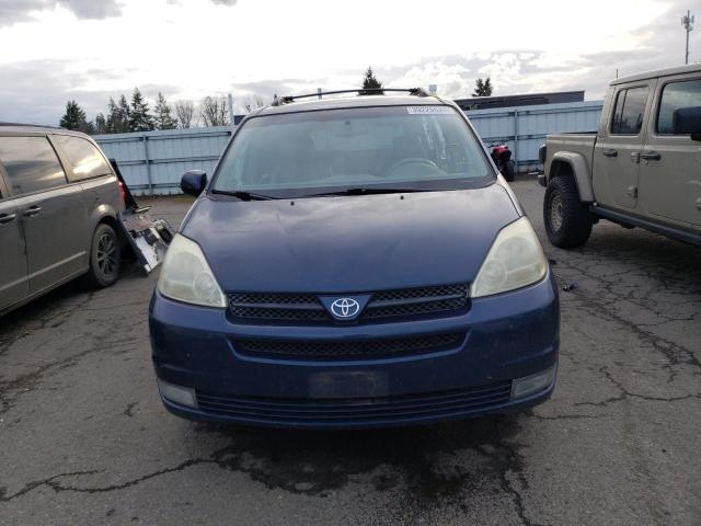 5TDZA22C54S141849 - 2004 TOYOTA SIENNA XLE BLUE photo 5