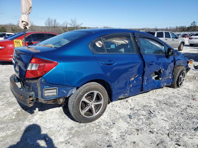 2HGFB2F84CH513184 - 2012 HONDA CIVIC EX BLUE photo 3