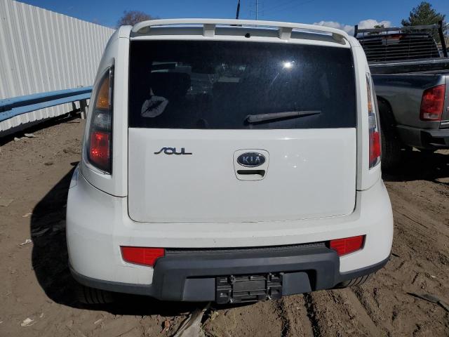 KNDJT2A23A7046535 - 2010 KIA SOUL + WHITE photo 6