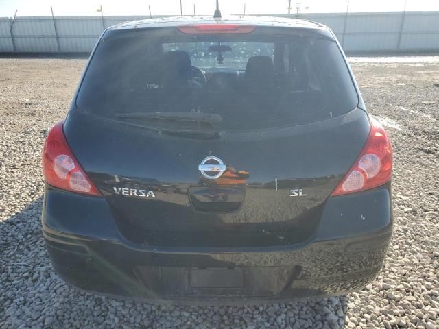 3N1BC13E57L448375 - 2007 NISSAN VERSA S BLACK photo 6