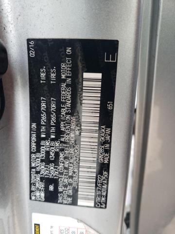 JTEBU5JR1G5326826 - 2016 TOYOTA 4RUNNER SR5/SR5 PREMIUM 银色 照片 13