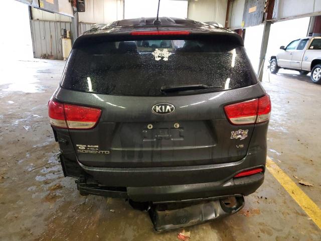 5XYPGDA58HG327554 - 2017 KIA SORENTO LX CHARCOAL photo 6