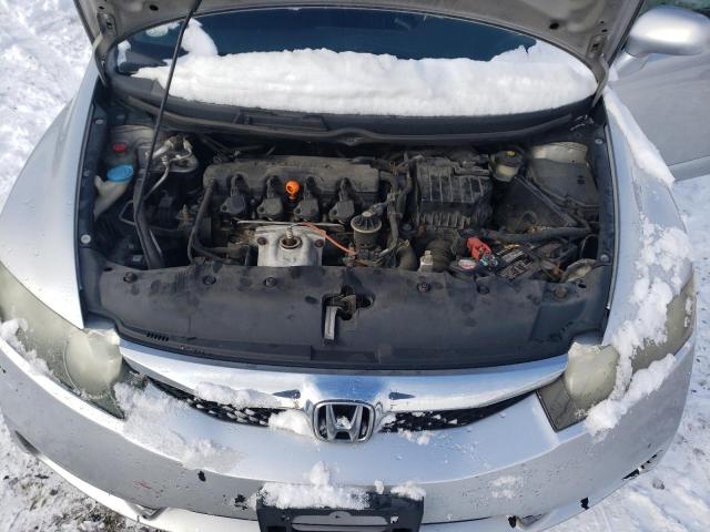 19XFA1F68AE080195 - 2010 HONDA CIVIC LX-S Արծաթագույն լուսանկար 11