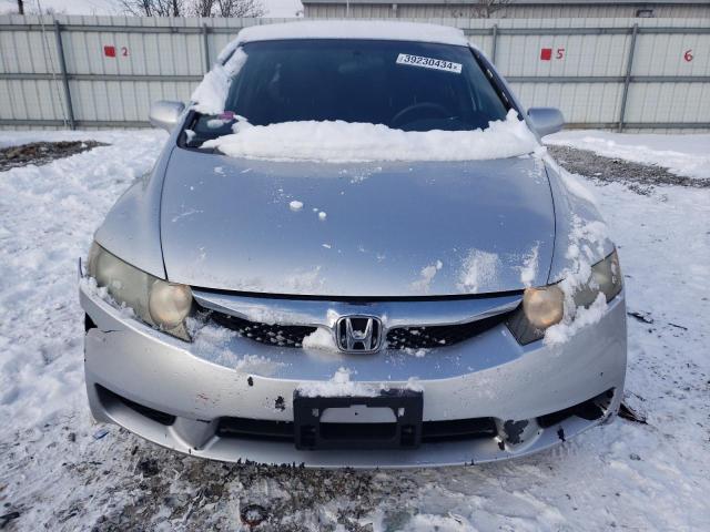 19XFA1F68AE080195 - 2010 HONDA CIVIC LX-S Արծաթագույն լուսանկար 5