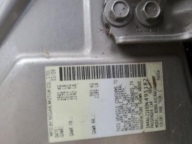 1N4AL21E69N495182 - 2009 NISSAN ALTIMA 2.5 GOLD photo 12