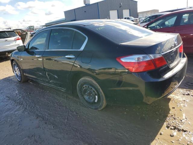 1HGCR2F33DA229841 - 2013 HONDA ACCORD LX BLACK photo 2