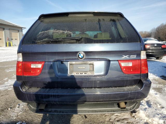 5UXFA13515LY01464 - 2005 BMW X5 3.0I BLUE photo 6