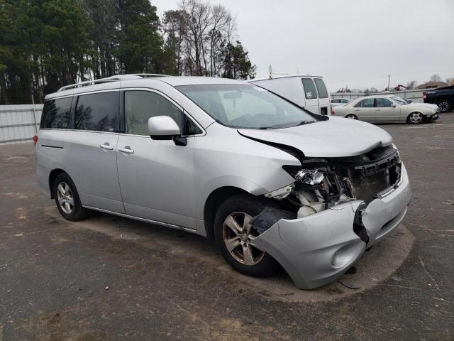 JN8AE2KP6G9150166 - 2016 NISSAN QUEST S SILVER photo 4