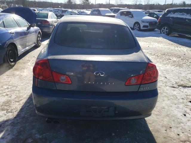 JNKCV51F95M312508 - 2005 INFINITI G35 BLUE photo 6