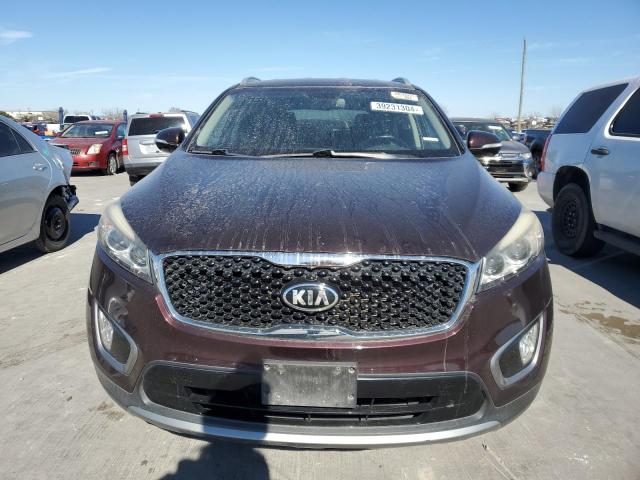 5XYPH4A58GG046849 - 2016 KIA SORENTO EX PURPLE photo 5