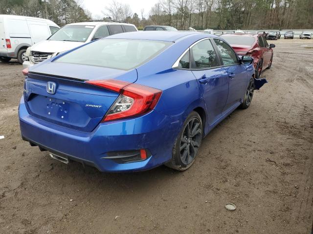 2HGFC2F81MH546559 - 2021 HONDA CIVIC SPORT 蓝色 照片 3