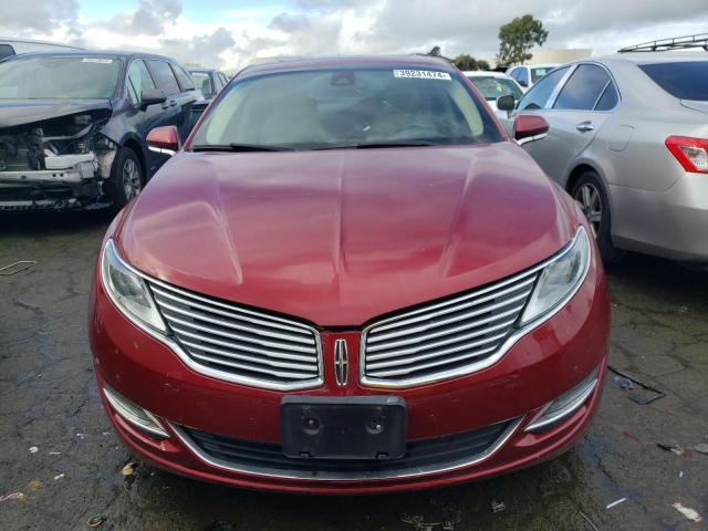 3LN6L2LUXDR816842 - 2013 LINCOLN MKZ HYBRID RED photo 5