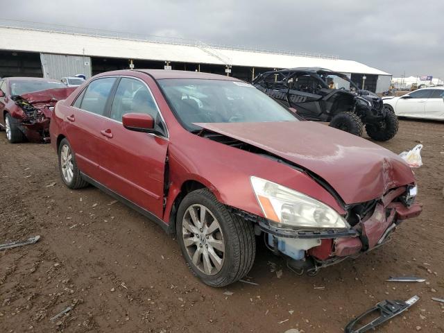 1HGCM66437A023793 - 2007 HONDA ACCORD SE RED photo 4