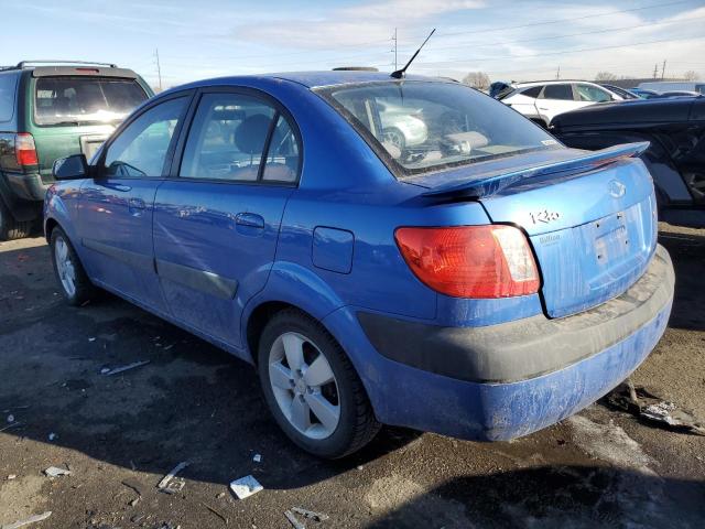 KNADE123X86323686 - 2008 KIA RIO BASE BLUE photo 2