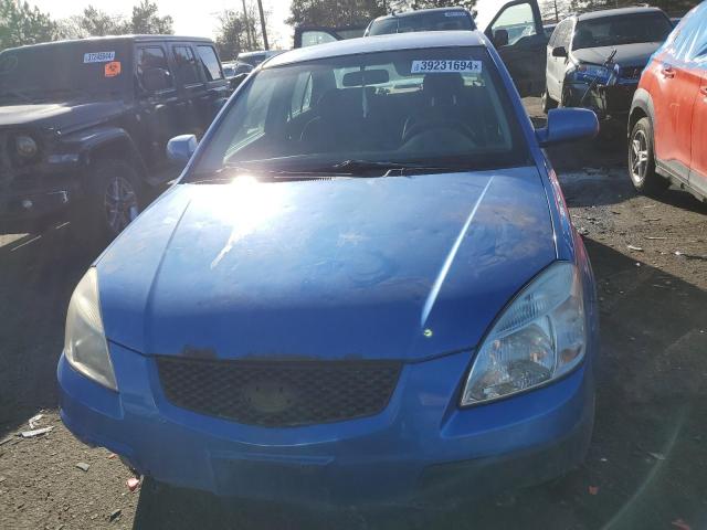 KNADE123X86323686 - 2008 KIA RIO BASE BLUE photo 5