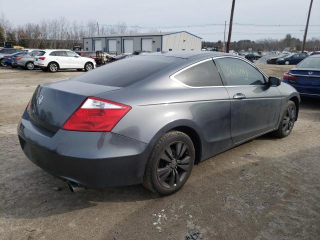 1HGCS12839A025824 - 2009 HONDA ACCORD EXL GRAY photo 3