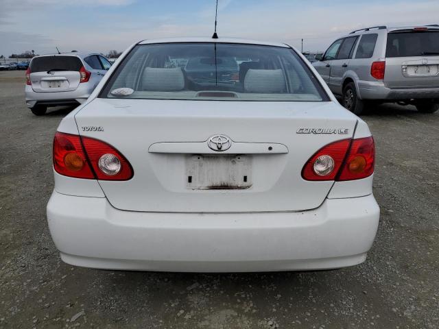 JTDBR32E730011459 - 2003 TOYOTA COROLLA CE WHITE photo 6