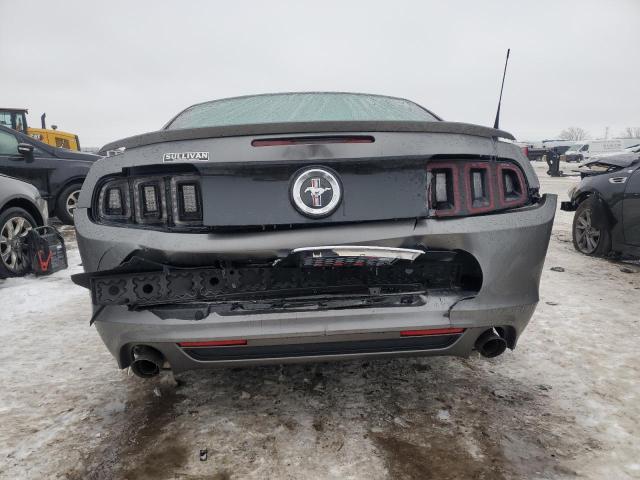 1ZVBP8AM9E5328254 - 2014 FORD MUSTANG GRAY photo 6