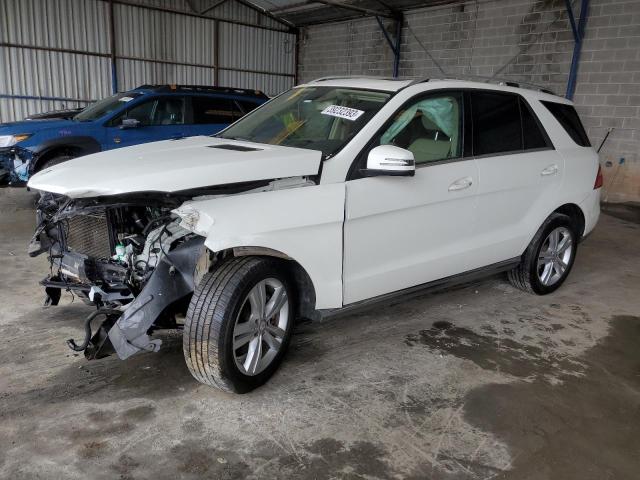 4JGDA5HB1DA155203 - 2013 MERCEDES-BENZ ML 350 4MATIC WHITE photo 1