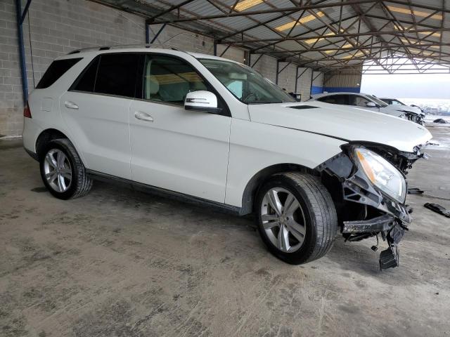 4JGDA5HB1DA155203 - 2013 MERCEDES-BENZ ML 350 4MATIC WHITE photo 4