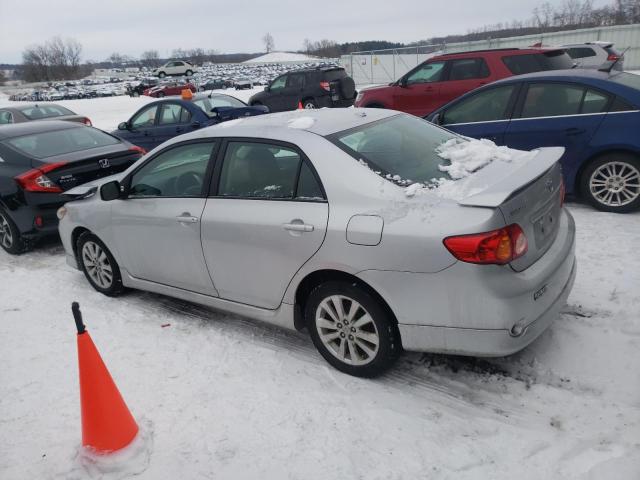 2T1BU40EX9C147560 - 2009 TOYOTA COROLLA BASE SILVER photo 2