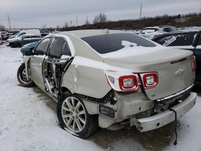 1G11H5SLXEF250957 - 2014 CHEVROLET MALIBU LTZ ვერცხლისფერი ფოტო 2