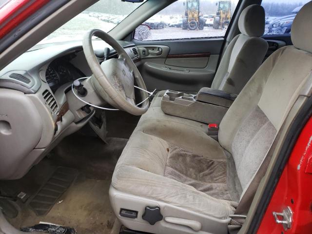 2G1WF52E549308851 - 2004 CHEVROLET IMPALA RED photo 7