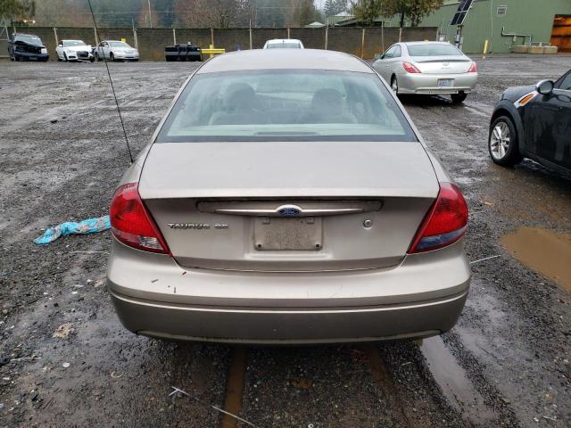 1FAFP53U85A213142 - 2005 FORD TAURUS SE TAN photo 6