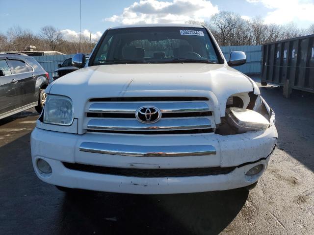 5TBDT44145S496212 - 2005 TOYOTA TUNDRA DOUBLE CAB SR5 WHITE photo 5