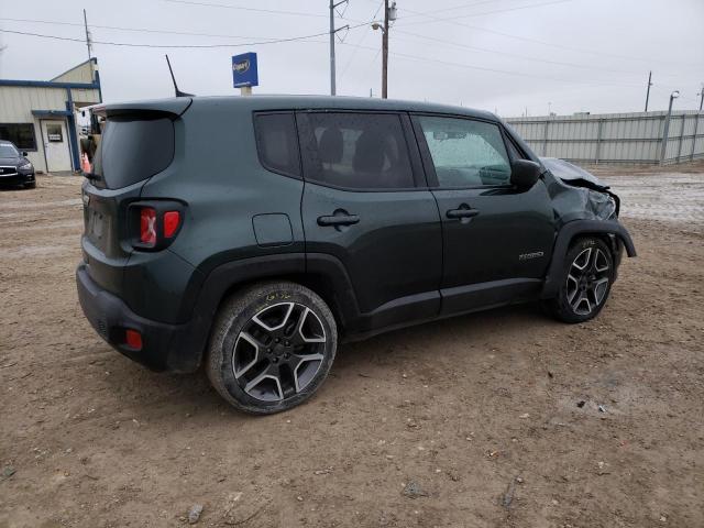 ZACNJCAB6MPM52195 - 2021 JEEP RENEGADE SPORT Կանաչ լուսանկար 3