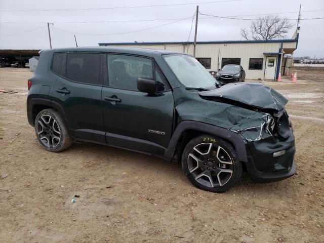 ZACNJCAB6MPM52195 - 2021 JEEP RENEGADE SPORT Կանաչ լուսանկար 4