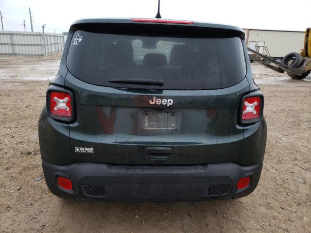 ZACNJCAB6MPM52195 - 2021 JEEP RENEGADE SPORT Կանաչ լուսանկար 6
