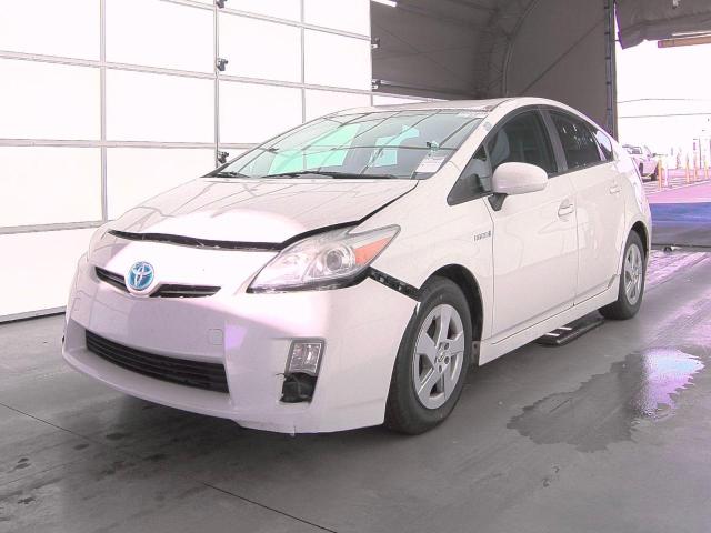 JTDKN3DU6A0200228 - 2010 TOYOTA PRIUS WHITE photo 2