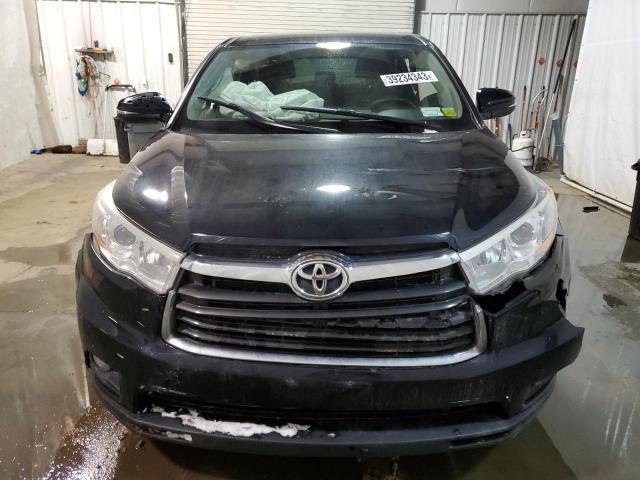 5TDBKRFH6ES022268 - 2014 TOYOTA HIGHLANDER LE BLACK photo 5