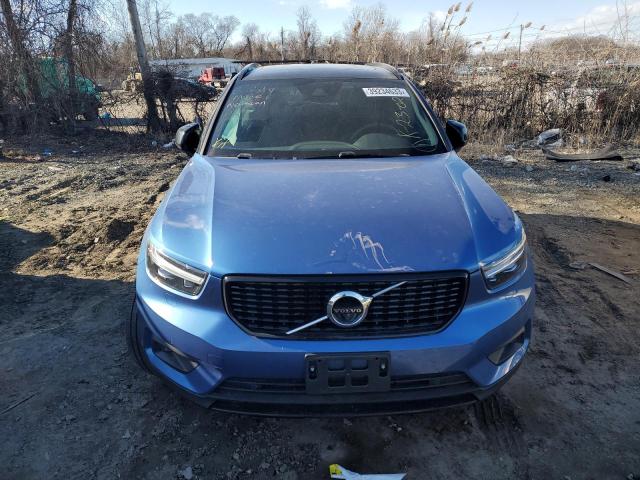 YV4162UM3L2308720 - 2020 VOLVO XC40 T5 R-DESIGN BLUE photo 5