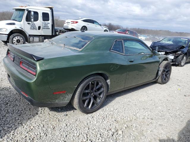 2C3CDZJG3MH665093 - 2021 DODGE CHALLENGER GT GREEN photo 3