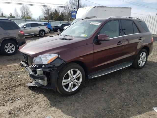 4JGDA5HB4DA113222 - 2013 MERCEDES-BENZ ML 350 4MATIC BURGUNDY photo 1