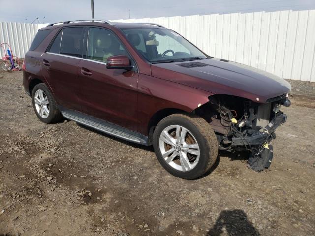 4JGDA5HB4DA113222 - 2013 MERCEDES-BENZ ML 350 4MATIC BURGUNDY photo 4