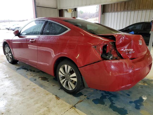 1HGCS12809A009533 - 2009 HONDA ACCORD EXL RED photo 2