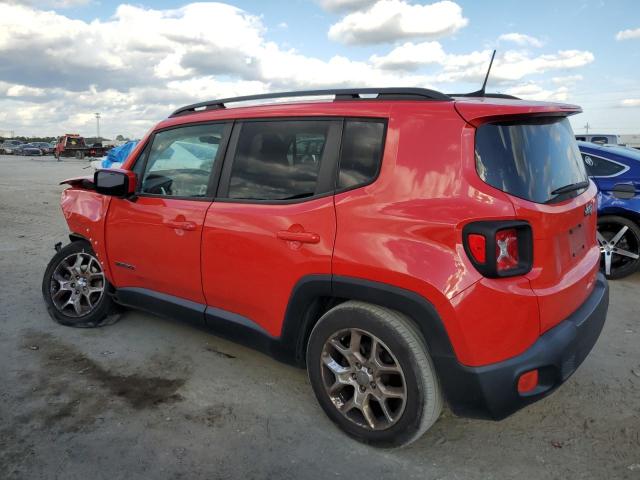 ZACCJABB8JPG95760 - 2018 JEEP RENEGADE LATITUDE RED photo 2