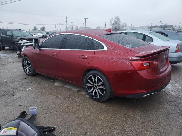 1G1ZG5ST5MF066742 - 2021 CHEVROLET MALIBU RS Bordeaux Foto 2