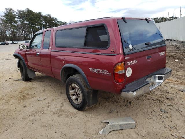 4TASN92N0XZ481067 - 1999 TOYOTA TACOMA XTRACAB PRERUNNER ბურგუნდია ფოტო 2