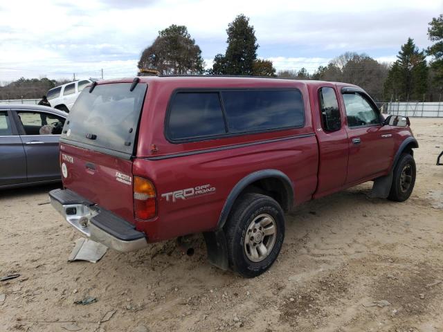 4TASN92N0XZ481067 - 1999 TOYOTA TACOMA XTRACAB PRERUNNER BURGUNDY photo 3