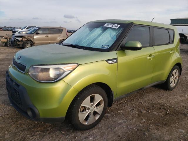 KNDJN2A25F7755470 - 2015 KIA SOUL GREEN photo 1