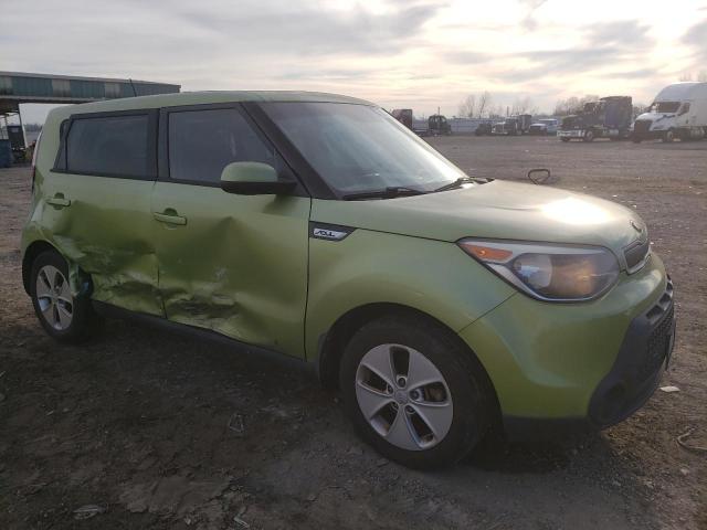 KNDJN2A25F7755470 - 2015 KIA SOUL GREEN photo 4